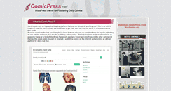 Desktop Screenshot of comicpress.net
